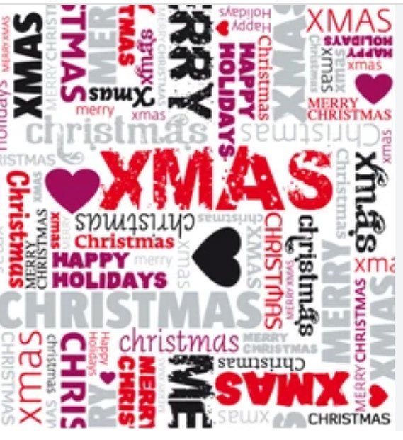 Women’s Christmas Typography Print Scrub Top – Festive V-Neck Medical Uniform with Two Pockets