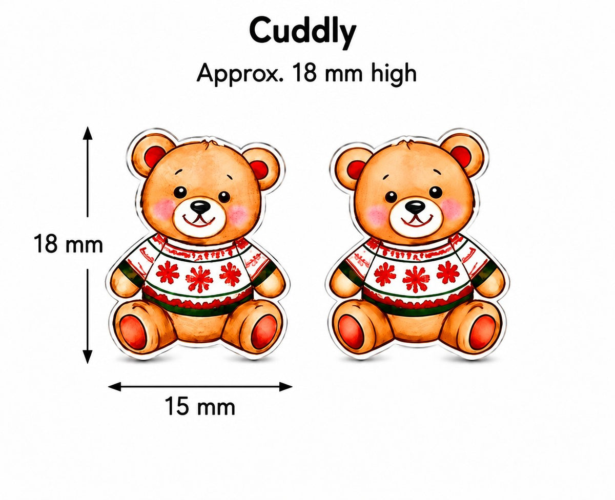 Cuddly (Earrings plus Hair Claw)