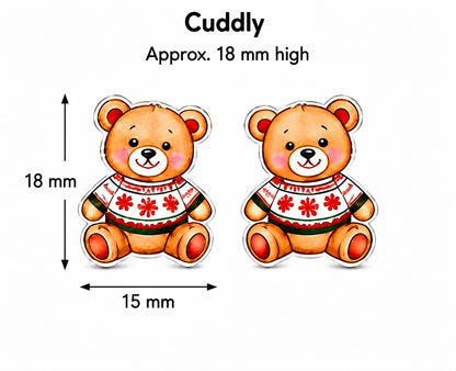 Cuddly (Earrings plus Hair Claw)
