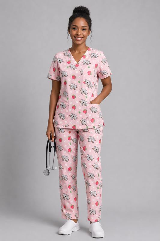 Pink Koala & Strawberry