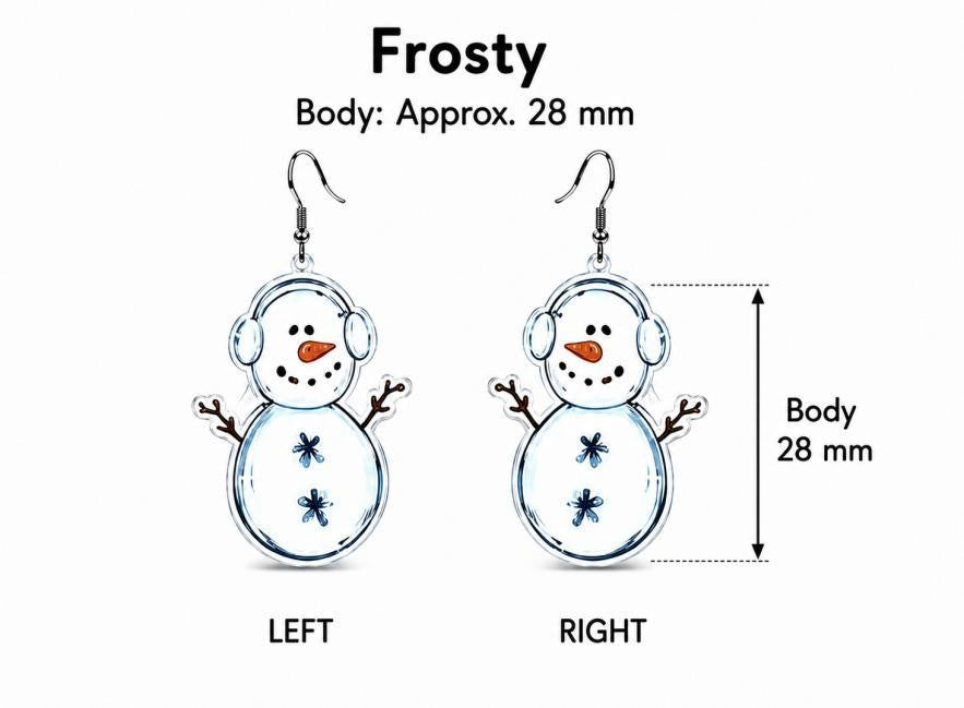 Frosty (Earrings plus Hair Claw)