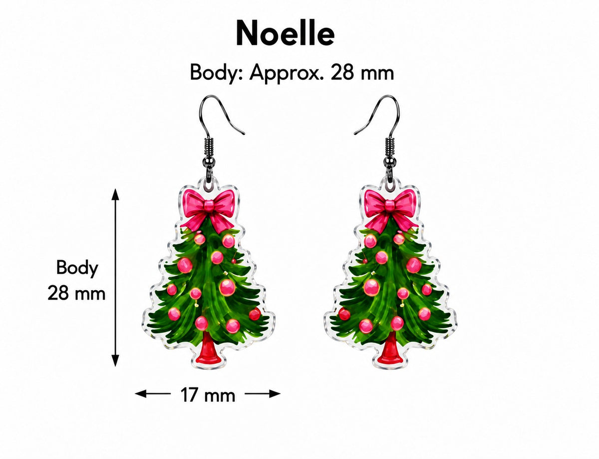 Noelle (Earrings plus Hair Claw)