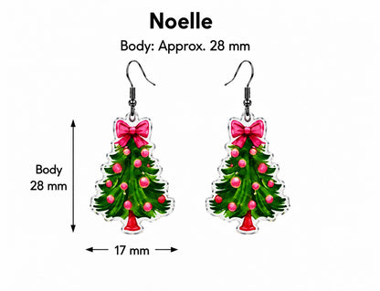Noelle (Earrings plus Hair Claw)