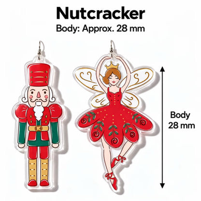 Nut Cracker (Earrings plus Hair Claw)