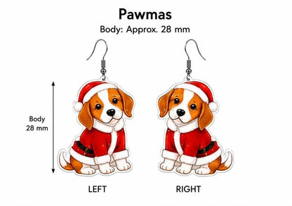 PawMas (Earrings plus Scrunchie)